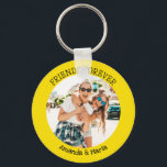Chaveiro Amigos para sempre | carregar foto e nomes amarelo<br><div class="desc">Amigos para sempre | upload de fotos e nomes amarelo Key Ring</div>