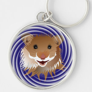 Chaveiro Amo meu hamster pequeno