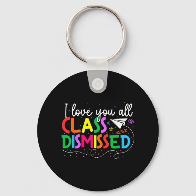 Chaveiro Amo-Te Todos Cl Despedida Professora No Dia Passad (Frente)