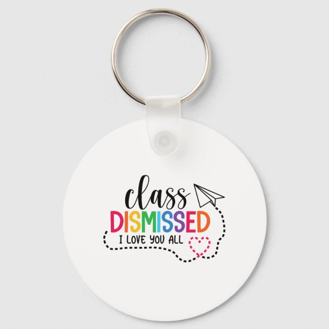 Chaveiro Amo-Te Todos Cl Despedida Professora No Dia Passad (Frente)
