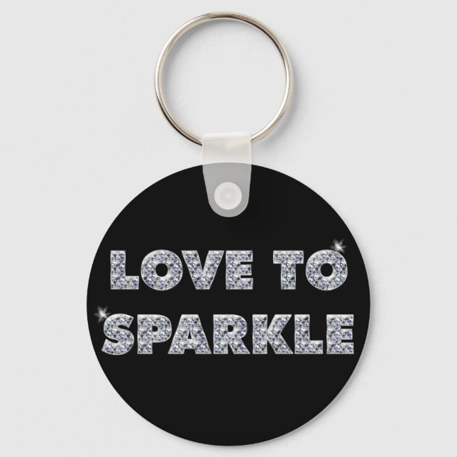 Chaveiro Amor A Sparkle (Frente)