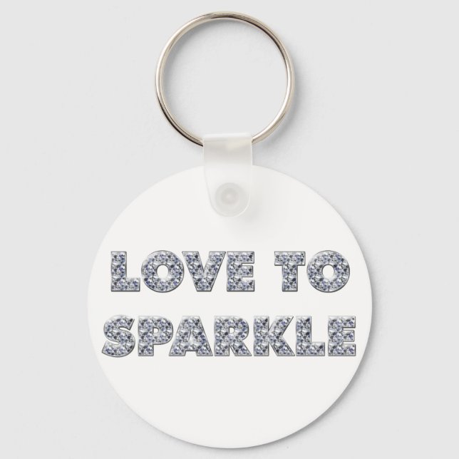 Chaveiro Amor A Sparkle (Frente)