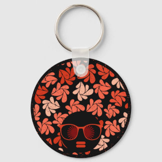 Chaveiro Amor Afro Vermelho Coral Almofada