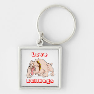 Chaveiro Amor Bulldog Cartoon Bulldog Filhote Cachorro Port