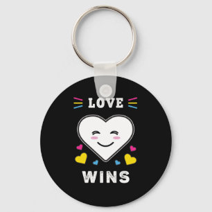 Chaveiro Amor Cardíaco ganha Orgulho Pansexual LGBTQ