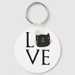 CHAVEIRO AMOR COFÉ DE GATO