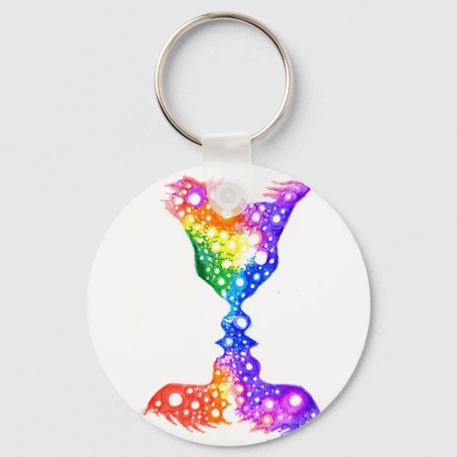 Chaveiro Amor colorido (Frente)