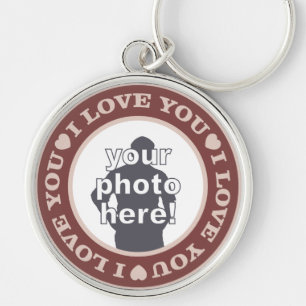 Chaveiro AMOR com a sua cadeia de teclas personalizada FOTO