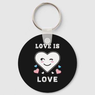 Chaveiro Amor Com Carinho É Orgulho De Transgênero LGBTQ