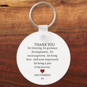 Chaveiro amor de agradecimento personalizado fofo