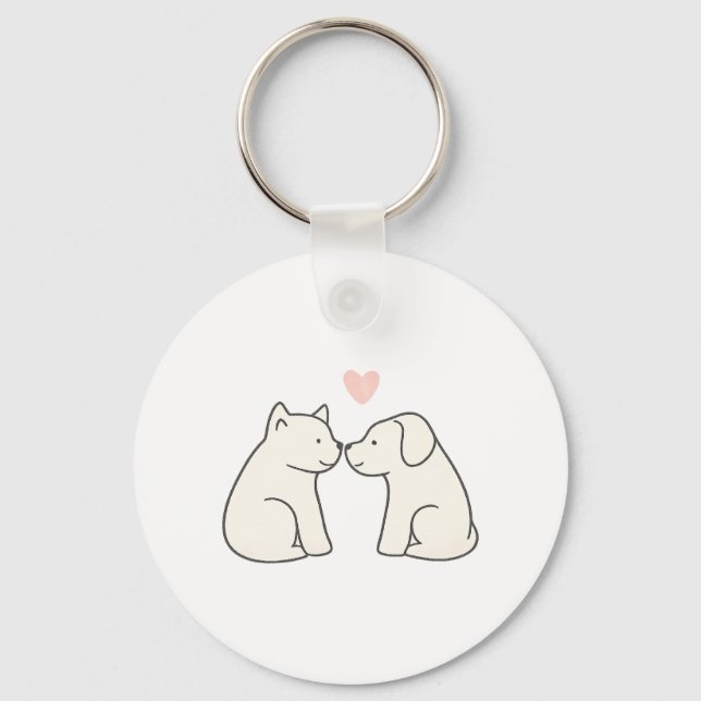 Chaveiro Amor de Cachorro (Frente)