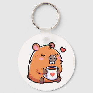 Chaveiro Amor de café Capybara