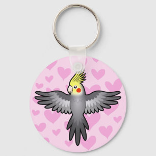 Chaveiro Amor de Cockatiel