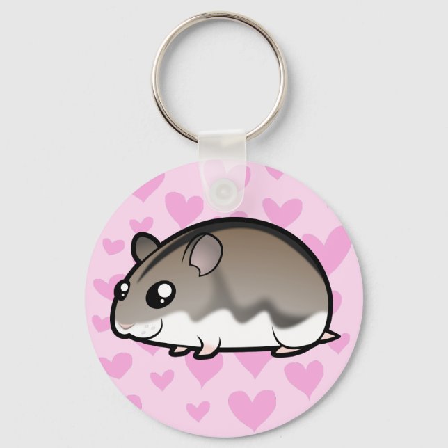 Chaveiro Amor de Hamster Anão (Frente)