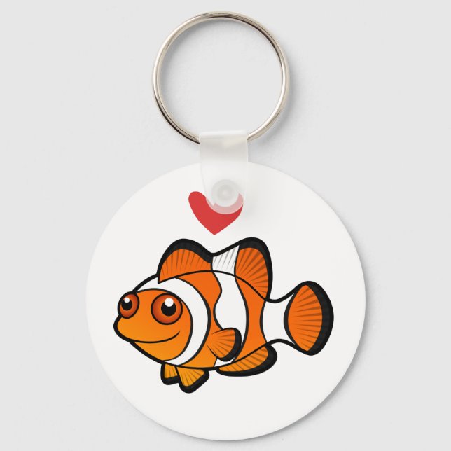 Chaveiro Amor de Peixe-Palhaço (Frente)