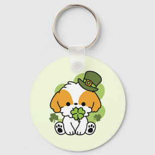 Chaveiro Amor de véu - Ruas. Design de cão no dia de Patric