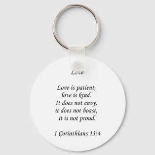 Chaveiro amor do ~ 1corinthians13-4