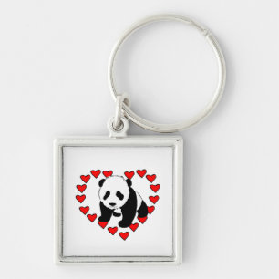 Chaveiro Amor do urso de panda