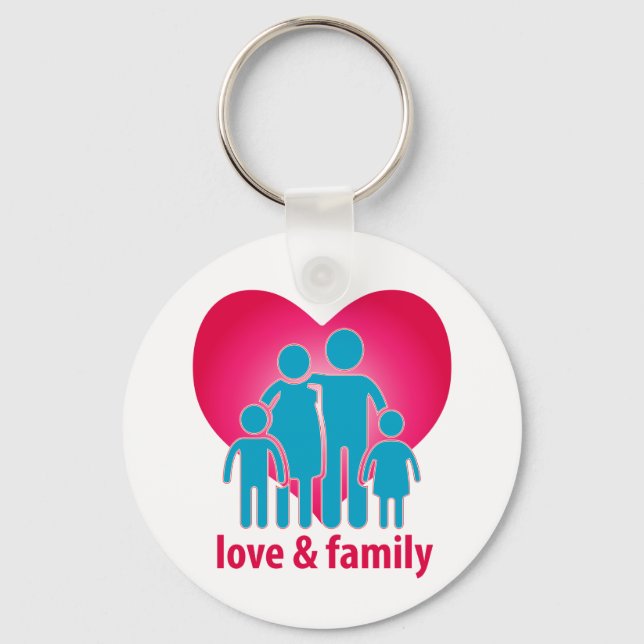 Chaveiro Amor e família (Frente)