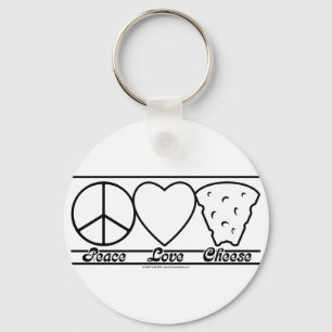 Chaveiro Amor e queijo da paz