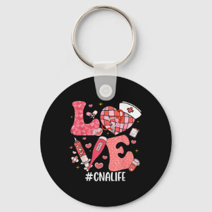 Chaveiro Amor Enfermeira Vida Cna Life Disco Heart Semana