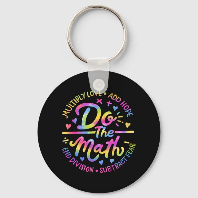 Chaveiro Amor Esperança Medo Faz Teste De Matemática (Frente)