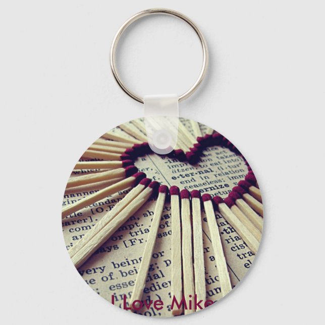 Chaveiro Amor Eterno do Coração (Frente)