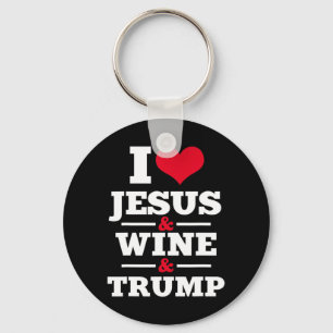 Chaveiro Amor Jesus Vinho Trump Cristão Religioso Fé Mo