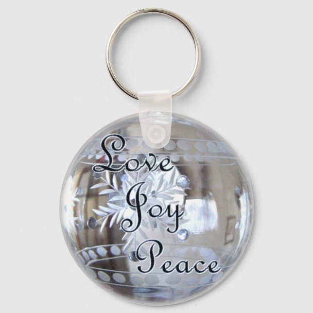 Chaveiro Amor, Joy, Paz! (Frente)