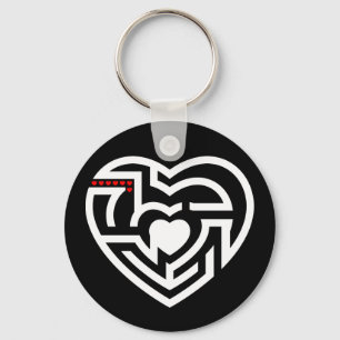 Chaveiro amor labirinto