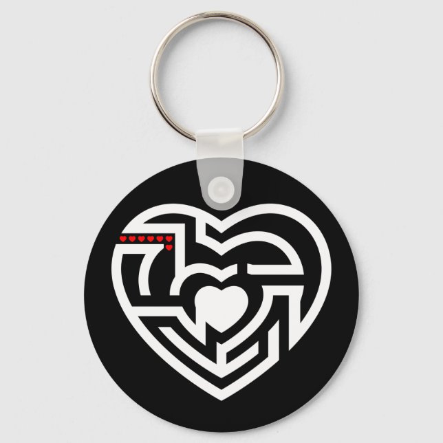 Chaveiro amor labirinto (Frente)
