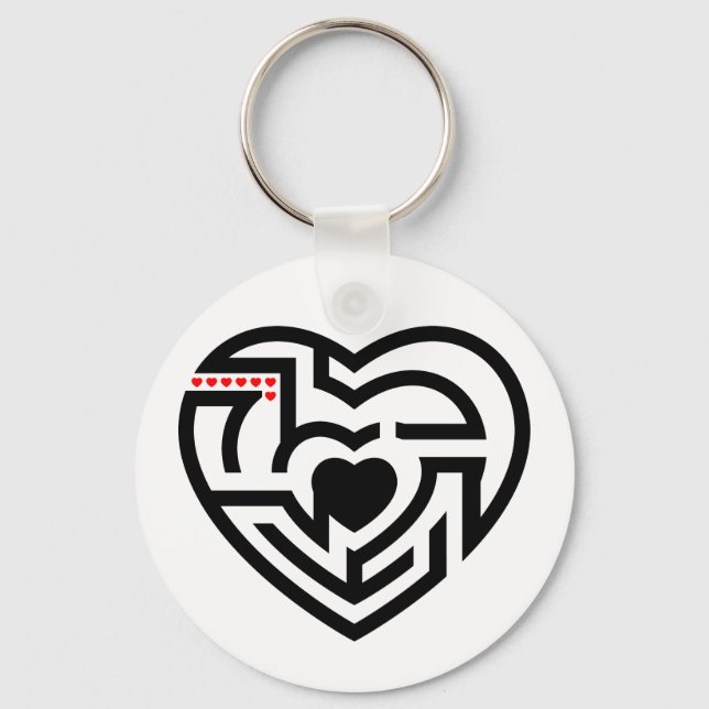 Chaveiro amor labirinto (Frente)