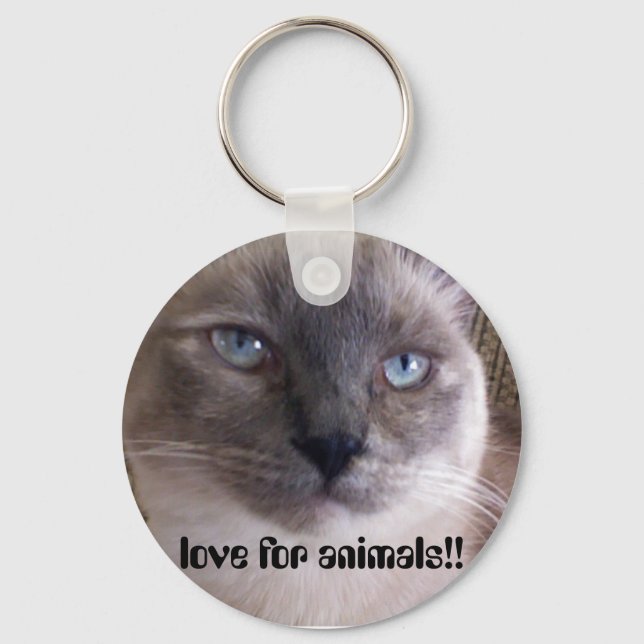 Chaveiro amor pelos animais! (cadeia-chave) (Frente)