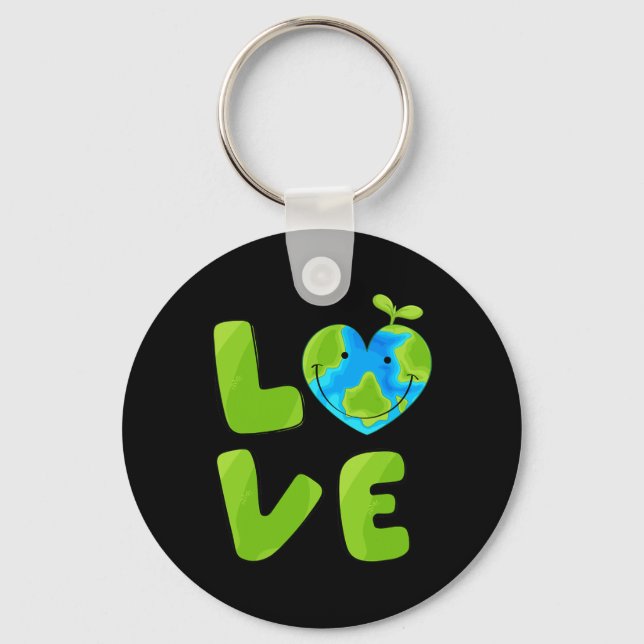 Chaveiro Amor Planeta Mãe Terra Dia da Terra (Frente)