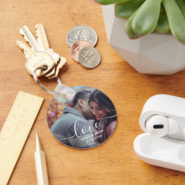 Chaveiro AMOR | Presente personalizado de casamento de foto