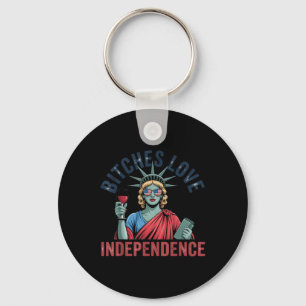 Chaveiro Amor Retro Es Independência Engraçado 4 De Julho