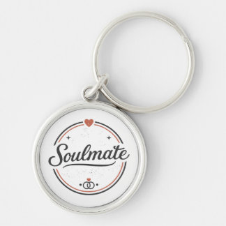 Chaveiro Amor Retrô Soulmate Minimal(Leve) Casal Combinando