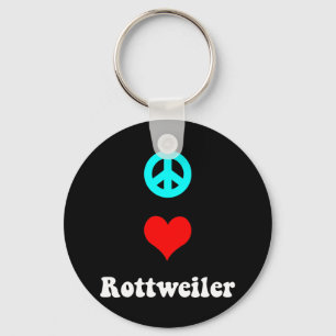 Chaveiro Amor Rottweiler da paz