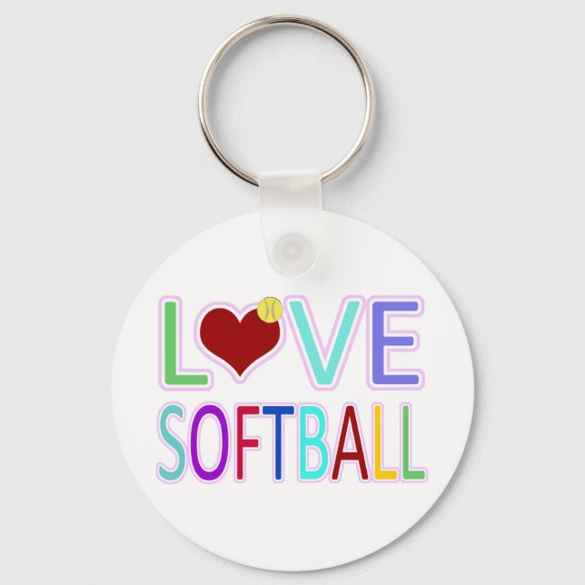 CHAVEIRO AMOR SOFTBALL (Frente)