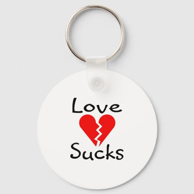 Chaveiro Amor Sucks (Frente)