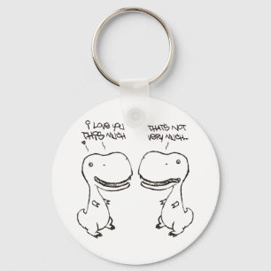 Chaveiro Amor T-rex