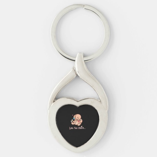 Chaveiro Amor Você Mais Design Minimalista  (Frente)