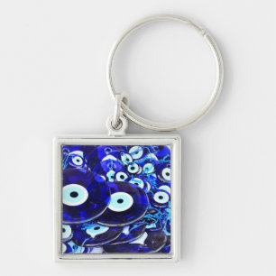 Chaveiro Amuletos azuis Mau