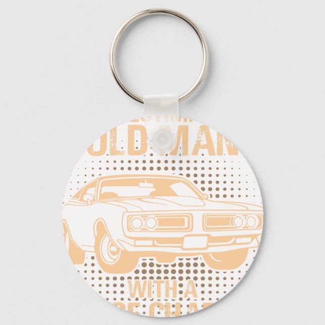 Chaveiro An Old Man Dodge Charger 1971 (Frente)