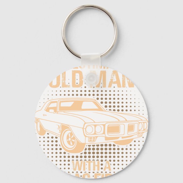 Chaveiro An Old Man Pontiac Firebird 1969 (Frente)