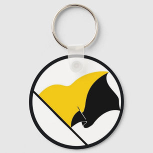 Chaveiro Anarcho Capitalist Flag Basic Keychain