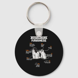 Chaveiro Anatomia De Um Dono De Cachorro Engraçado Havanês,