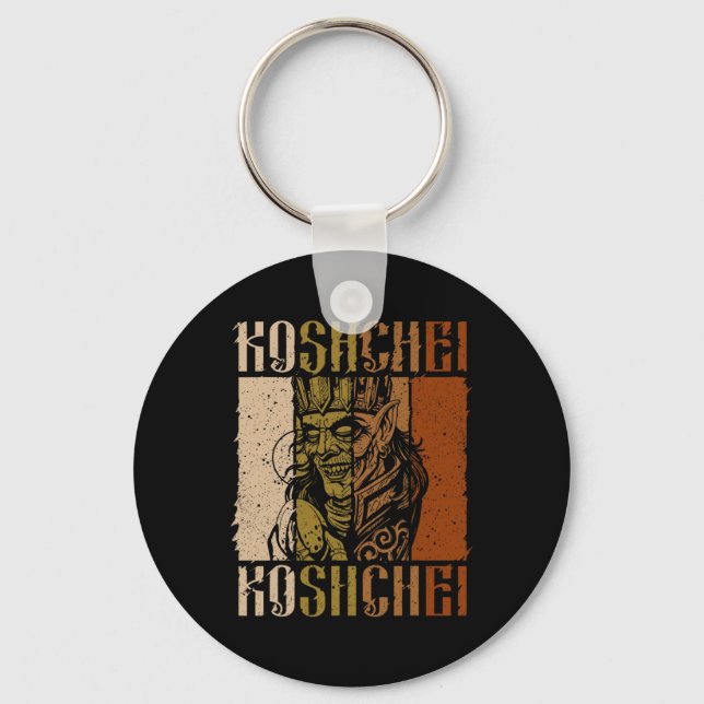 Chaveiro Ancestralidade Koshchei Imortal Pagã Ucrânia Mito (Frente)