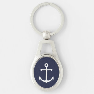 Chaveiro Âncora Azul Marinho Náutica
