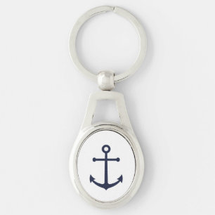 Chaveiro Âncora Azul Marinho Náutica